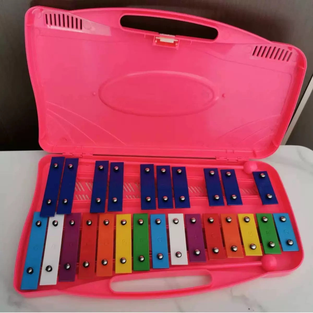 Plastic Box Hand-held Piano - Children's Musical Instrument - Plastic and Metal