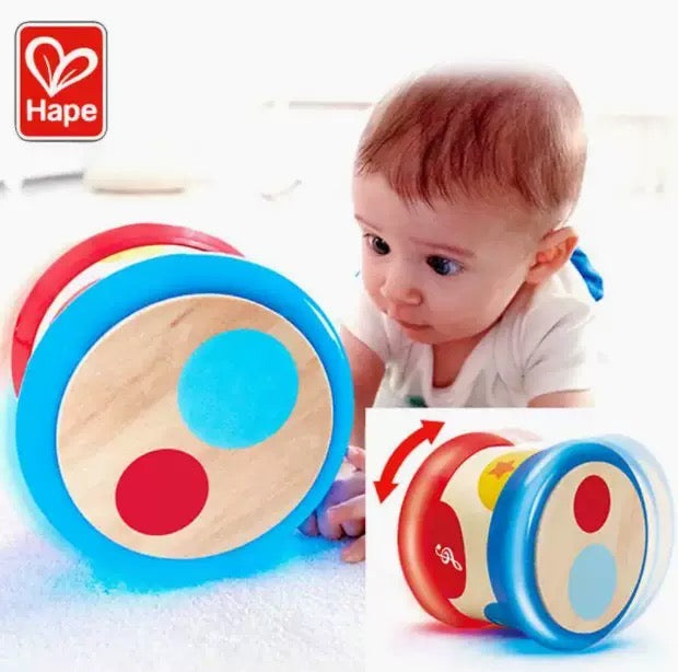 Preschool Musical Hand Drum - Children's Musical Instrument - Plastic
