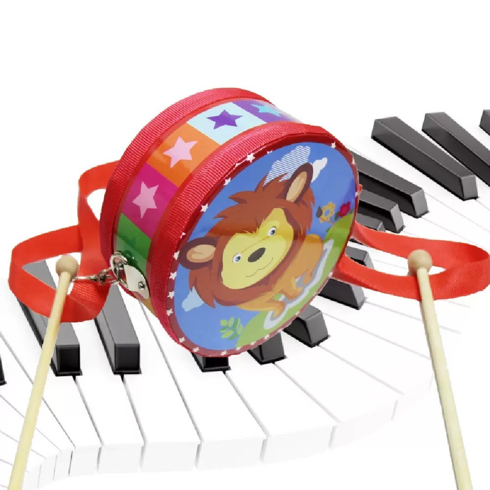 Cartoon Drum - Children's Musical Instrument - Wooden