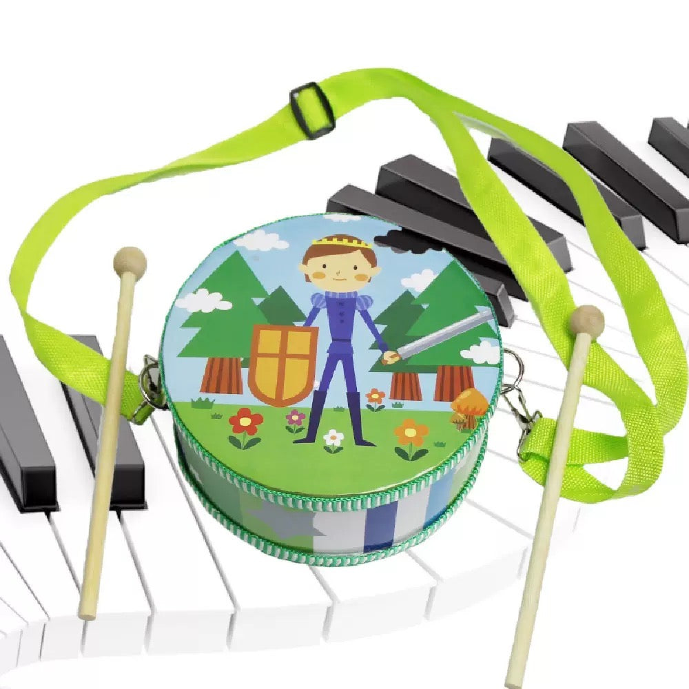 Cartoon Drum - Children's Musical Instrument - Wooden