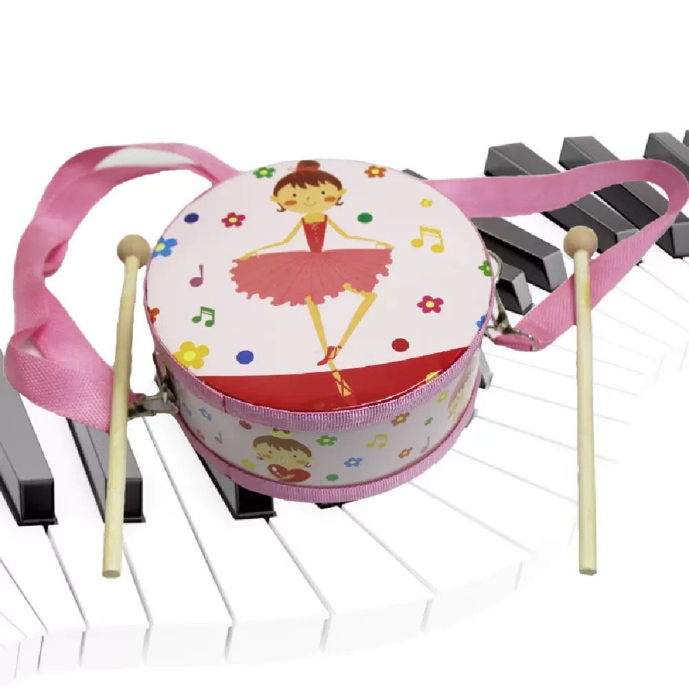 Cartoon Drum - Children's Musical Instrument - Wooden
