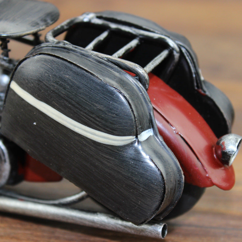 Retro Motorcycle Model Ornament