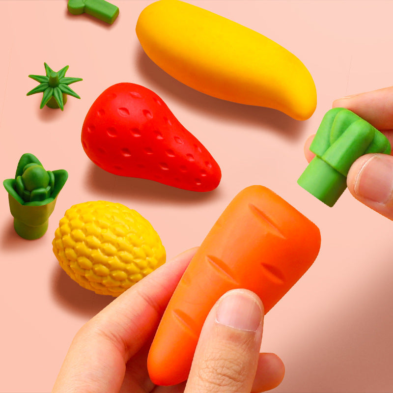 Student Creative Stationery Giant Fruit Eraser