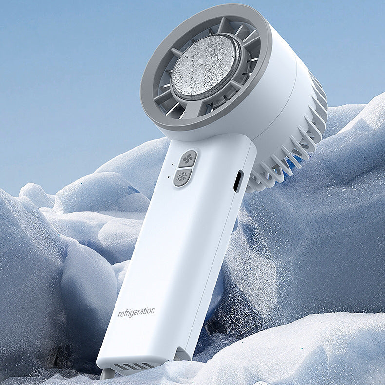 Ultra - Cool Pro: Portable Handheld Fan with Ice - Cooling Plate