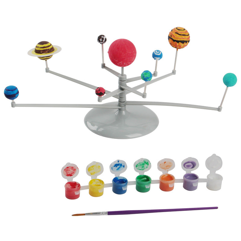 Eight Planets Solar System Model Celestial Instrument DIY Science Experiment Educational Children's Toy Set
