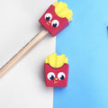 Cartoon Cute Pencil Sharpener Children's Gift Silicone Mini Rotary Sharpener