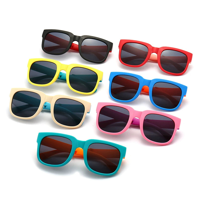 Super Flexible Foldable Kids Sunglasses – Ultimate Eye Protection in Your Pocket!