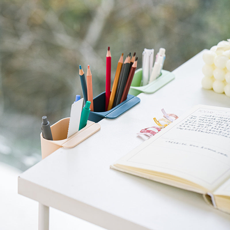 Hangable Storage Box Adhesive Pen Holder