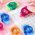 Children's Creative Watch-Shaped Pencil Sharpener with Eraser and Cleaning Brush 3-in-1 Multifunctional Pencil Sharpener