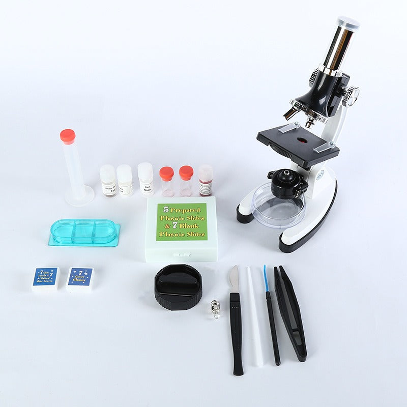 1200x Scientific Experiment High-Magnification Professional Biological Teaching Microscope