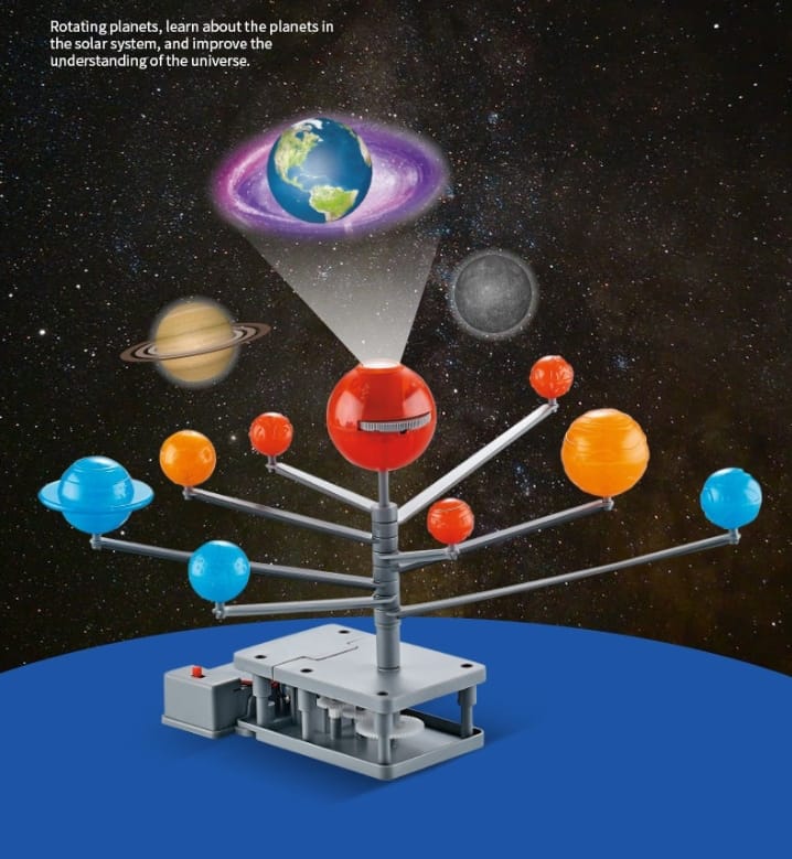 Eight Major Planets Learning Device Solar System Electric Astronomy Teaching Aid