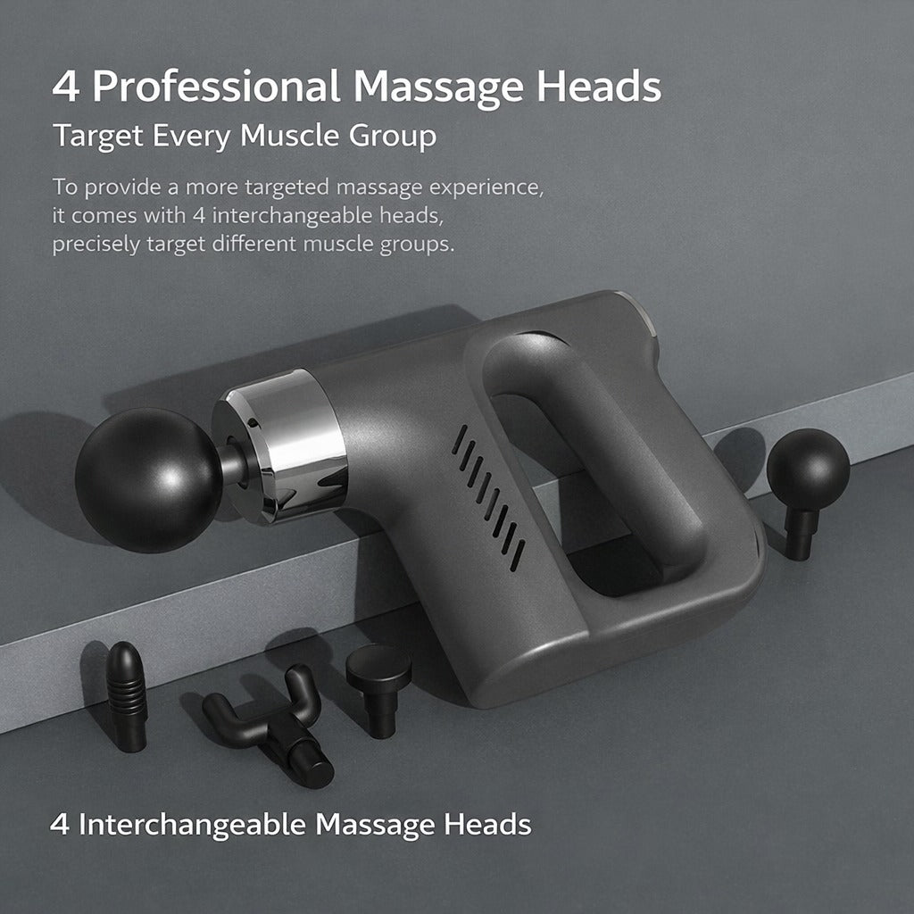 Starry Black™ Professional Massage Gun | Deep Tissue Muscle Recovery Kit