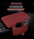Car Armrest Pad with Storage Bag