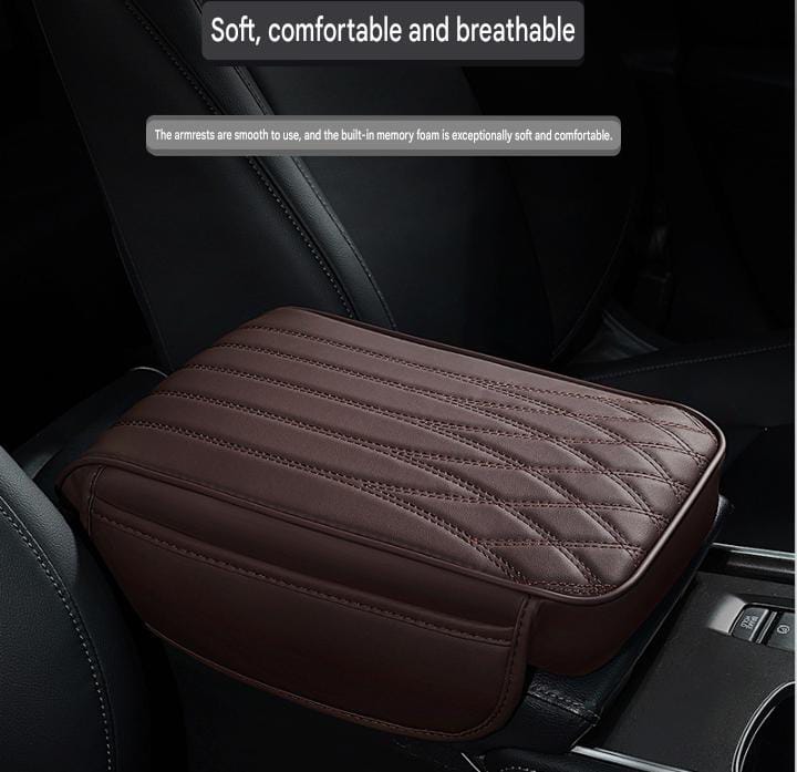 Universal Car Armrest Pad with Storage Bag - Extra Wide