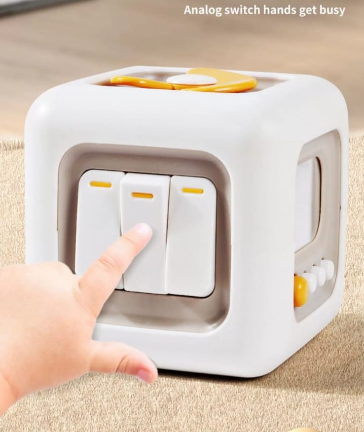 Children's Cubic Rubik's Cube 3D Busy Ball Spinning Enlightenment Baby 1-3 Educational Early Learning Toy for Cross-border