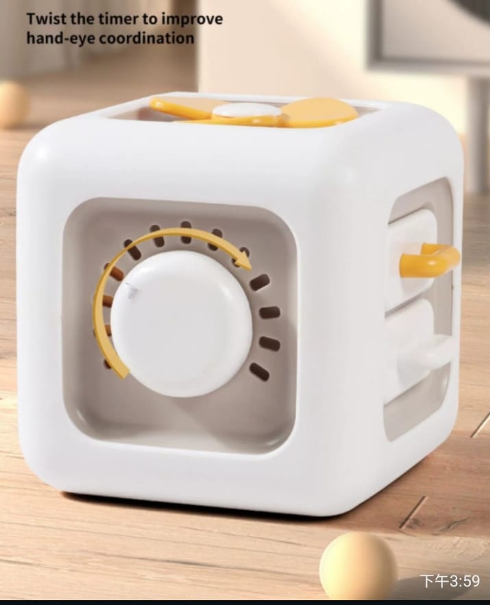 Children's Cubic Rubik's Cube 3D Busy Ball Spinning Enlightenment Baby 1-3 Educational Early Learning Toy for Cross-border