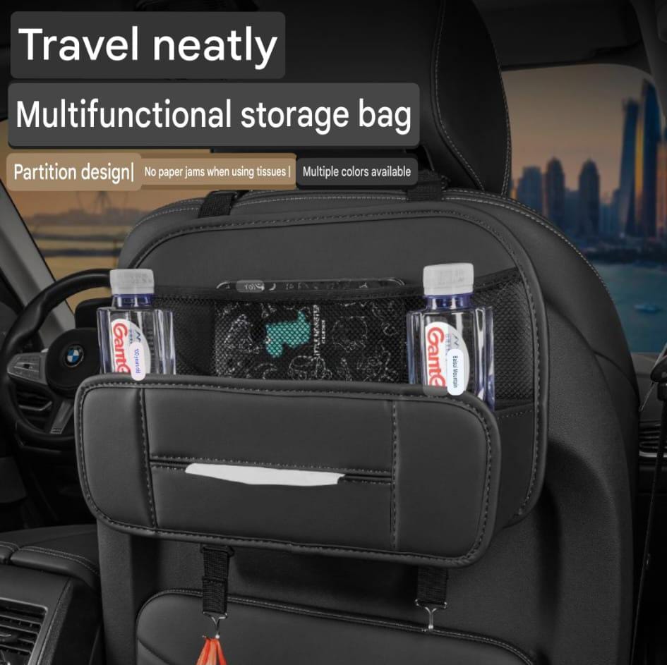 Car Seat Back Storage Bag