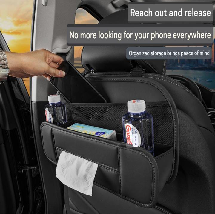 Car Seat Back Storage Bag