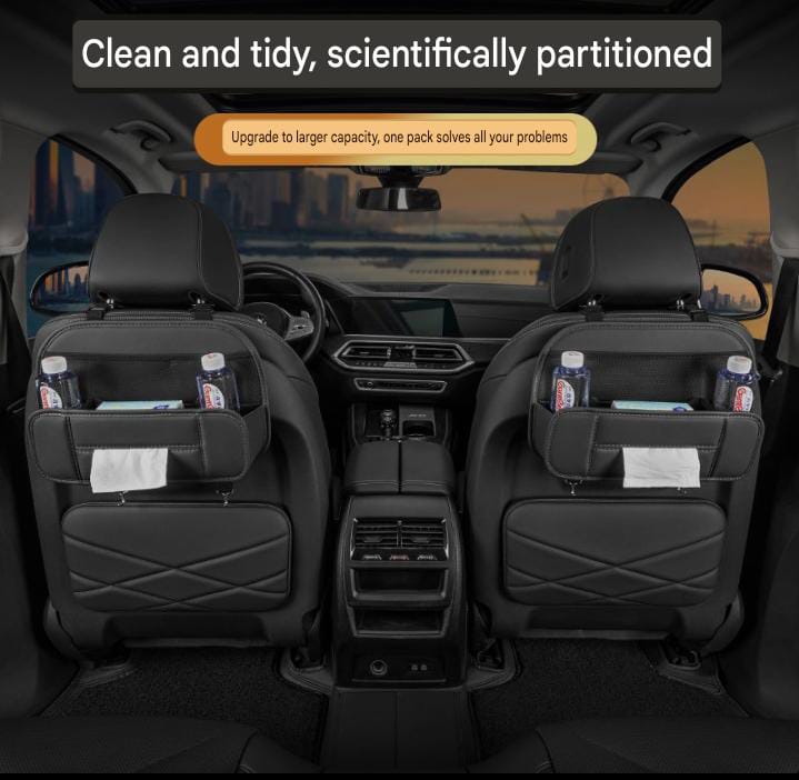Car Seat Back Storage Bag