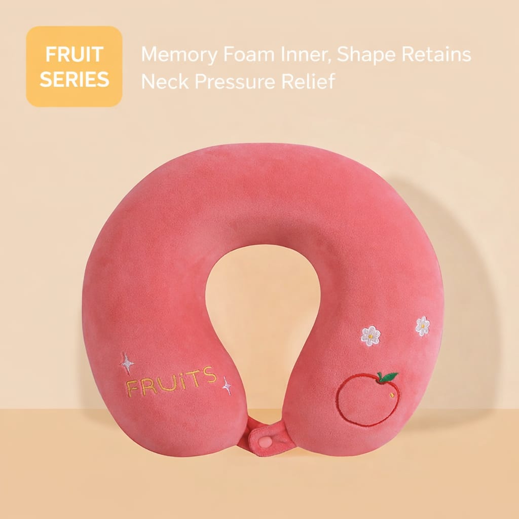 Fruit Series Memory Foam Neck Pillow