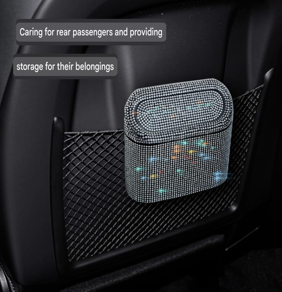 Sparkling Car Trash Can