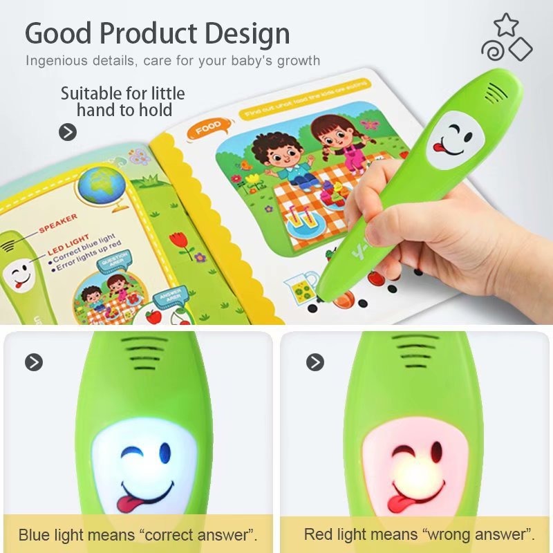English Reading Pen for Children Early Education Educational Toy Hot Selling Smart Logic Sound English Learning PenEnglish Reading Pen for Children Early Education Educational Toy Hot Selling YPEN Smart Logic Sound English Learning Pen