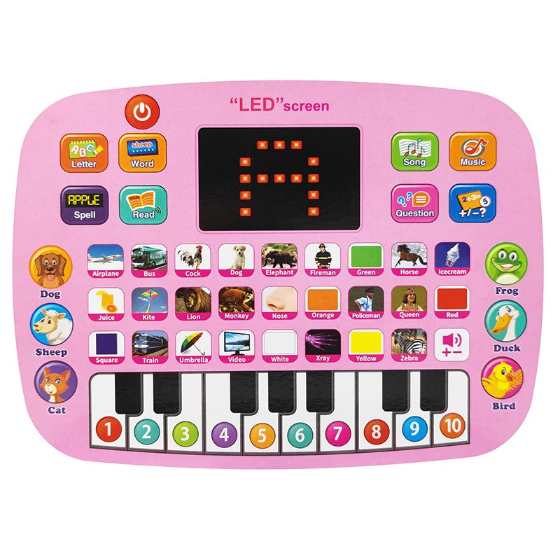 New English Early Education Machine LED Screen Children's Tablet Learning Machine Toy Popular Educational English Reading Pen