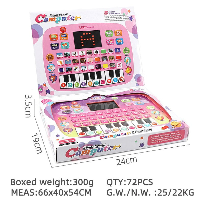 New English Early Education Machine LED Screen Children's Tablet Learning Machine Toy Popular Educational English Reading Pen