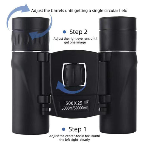Binoculars  Low-light Night Vision Long-distance High-magnification High-definition Outdoor Mini Portable Binoculars