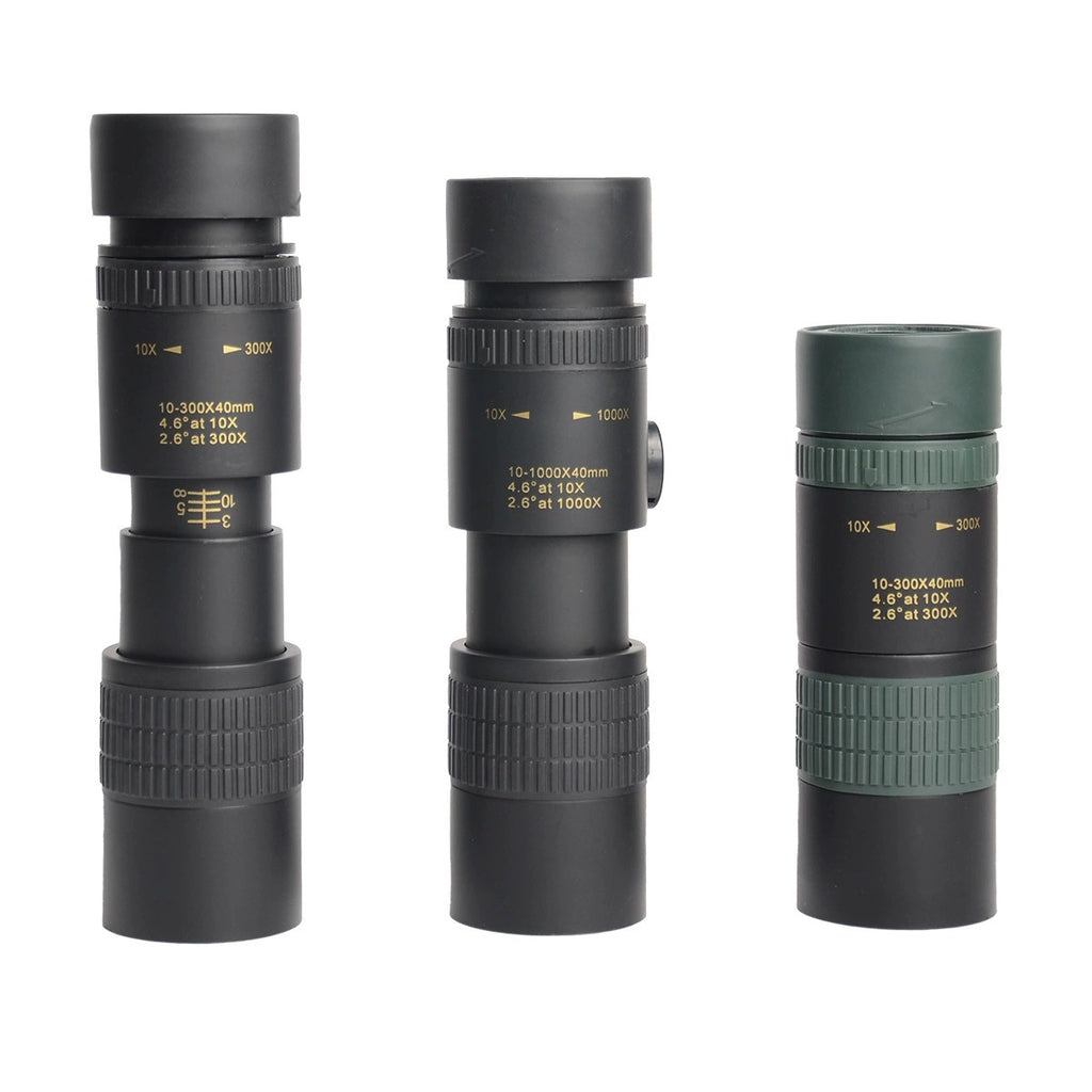 Zoom Monocular Telescope 10-300x40 Zoom Mobile Phone Photography High-Power HD Telescope