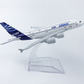 16CM Aircraft Model Airbus Series A380 A350 A330 A320 Solid Alloy Simulation Aircraft Model Toy Collectible