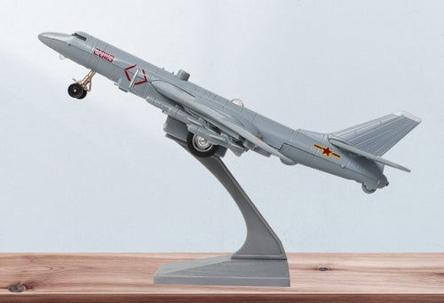 Bomber Simulation Bomb-throwing Rebound Sound and Light Alloy Model Toy