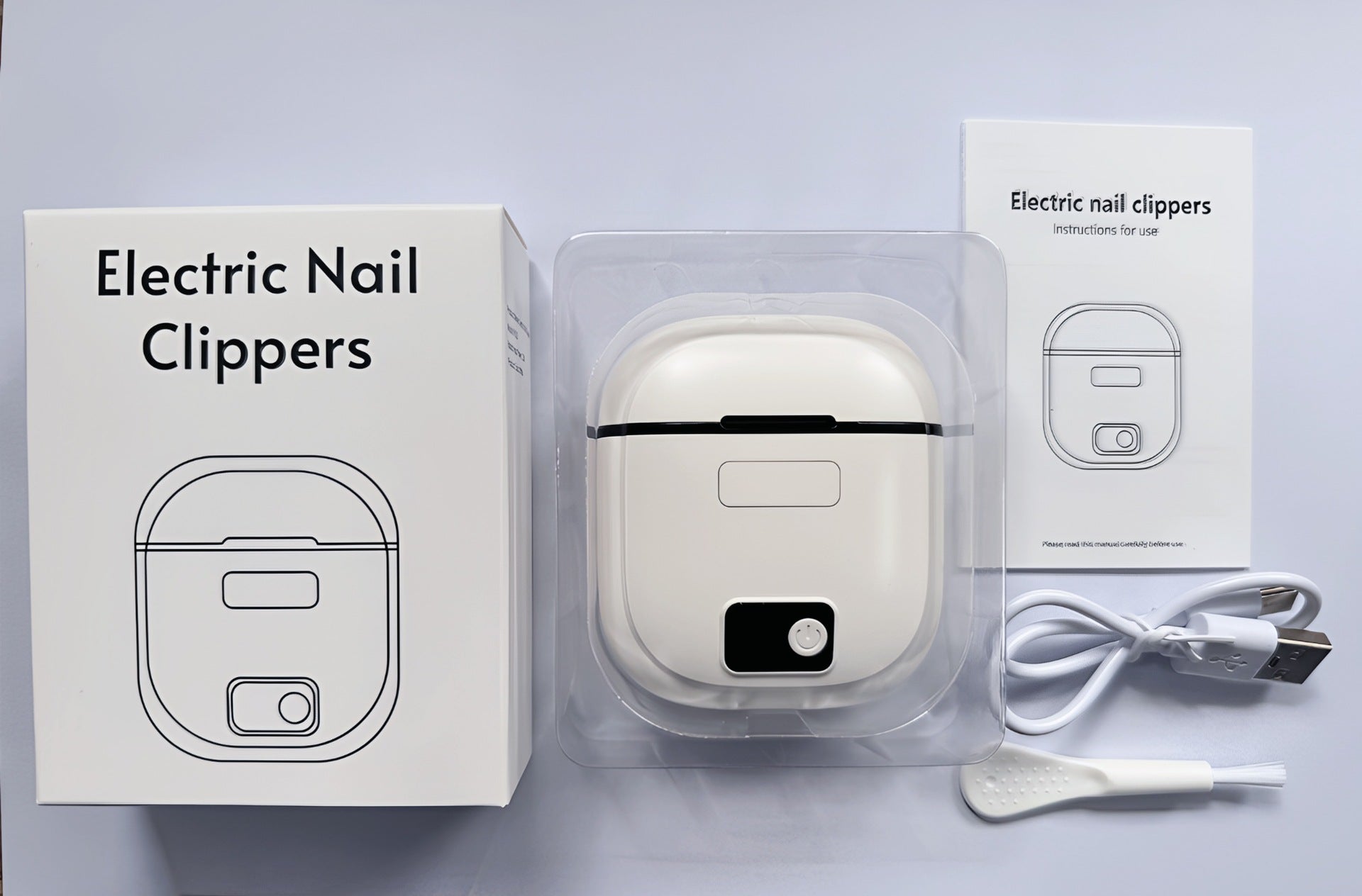 Automatic Electric Nail Clipper with Integrated Grinder