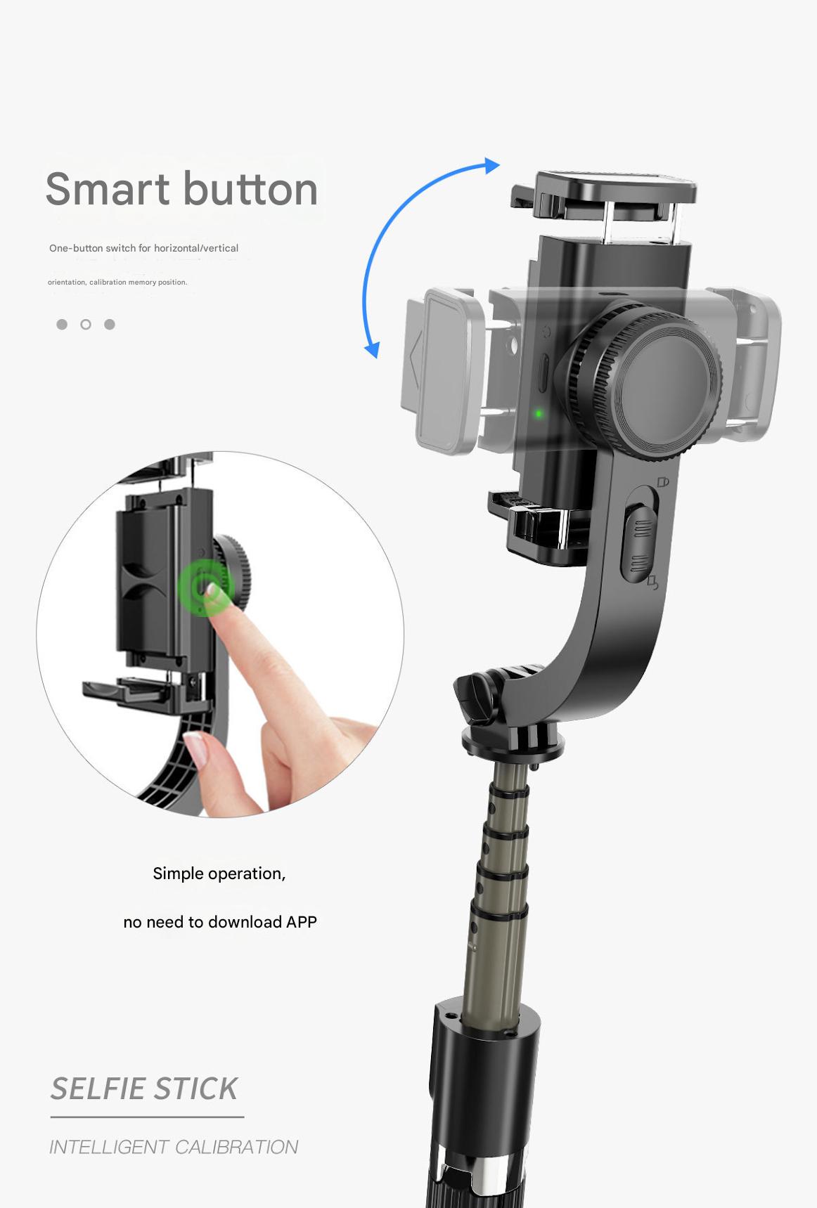 Mobile Phone Stabilizer Anti-Shake Handheld Tripod Selfie Stick Vertical Shooting Stable Shooting