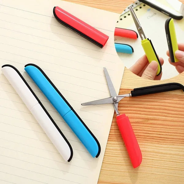 Safety Cute Pen Scissors Portable Mini Cutter Knife