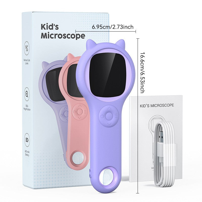 New Upgraded Children's Handheld Science Microscope Which Can Take Picture and Vedio