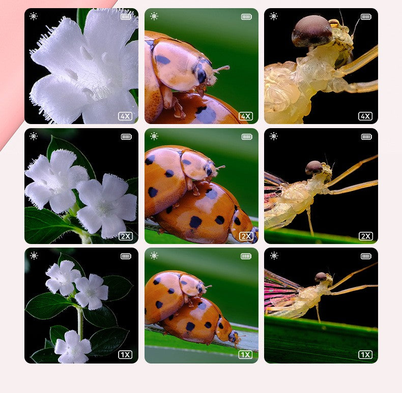 New Upgraded Children's Handheld Science Microscope Which Can Take Picture and Vedio