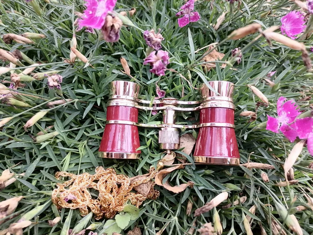Theater Binoculars Metal Double-barrel High-definition OEM Custom Stage Play Retro Miniature Theater Binoculars