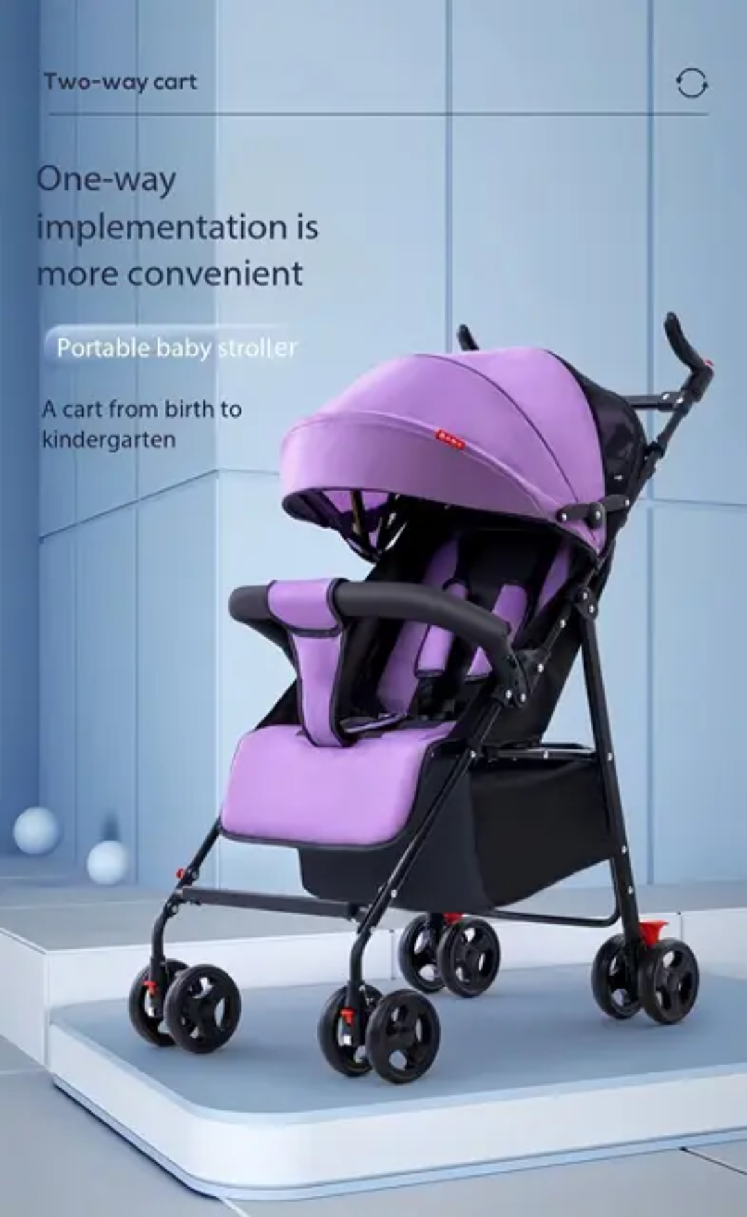 Luxury Baby Stroller – Lightweight & Foldable