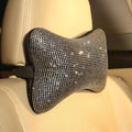 Bling Rhinestone Car Headrest Pillow – Luxury Sparkly Car Accessory