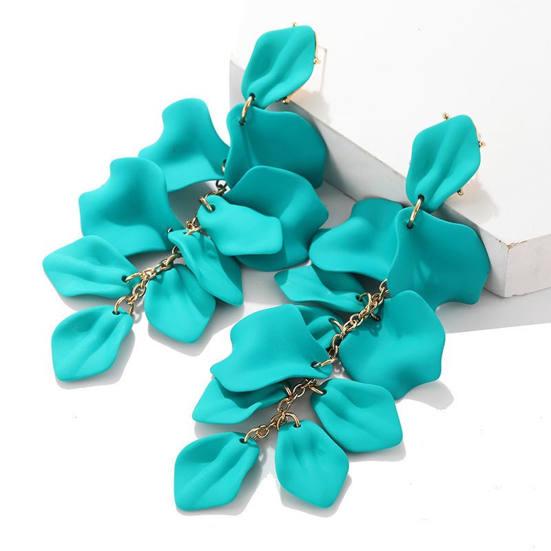Earrings Bloom Petal Series S925