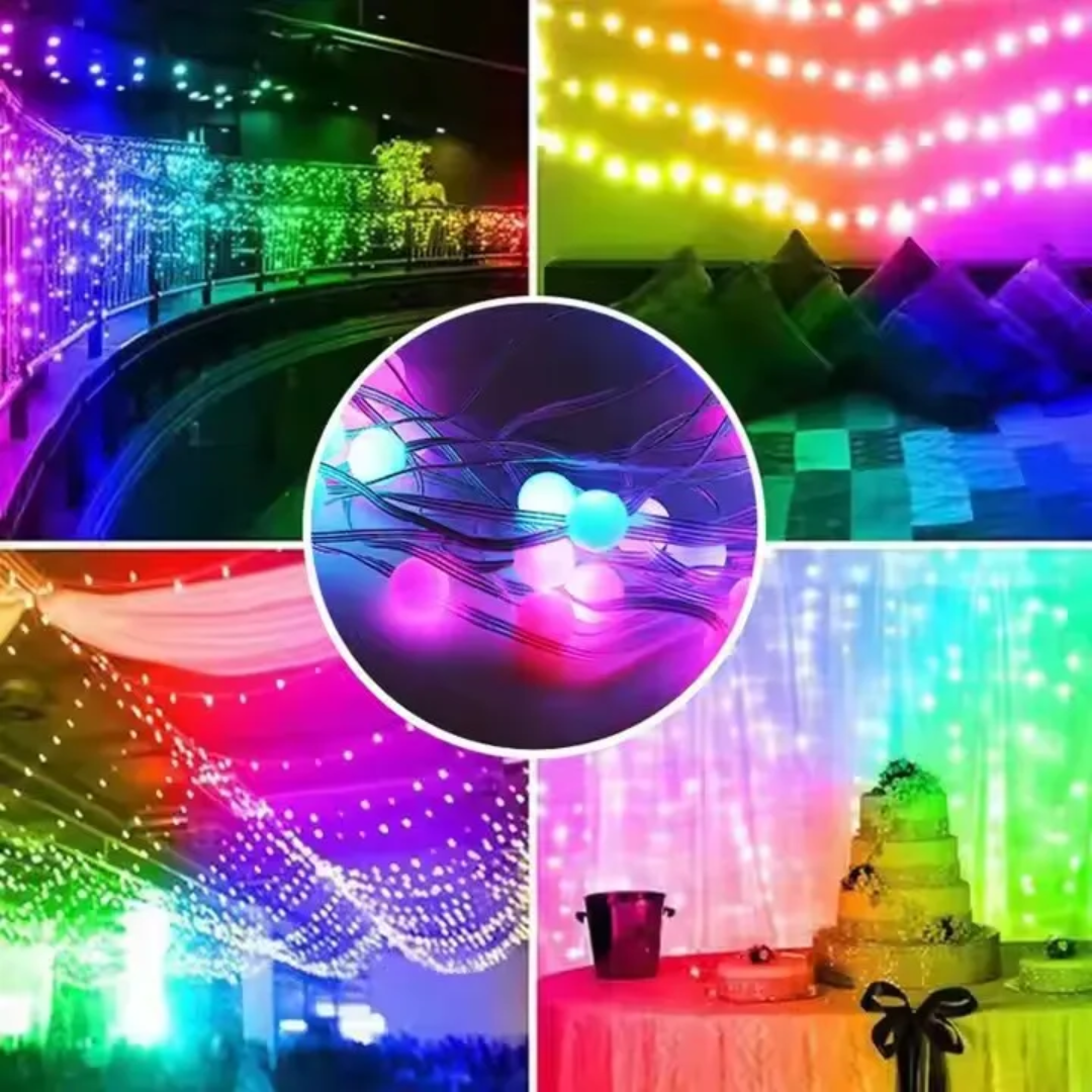 Smart RGB DIY Fairy Lights – APP Control Color Changing String Lights 5 Meters
