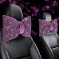 Bling Rhinestone Car Headrest Pillow – Luxury Sparkly Car Accessory