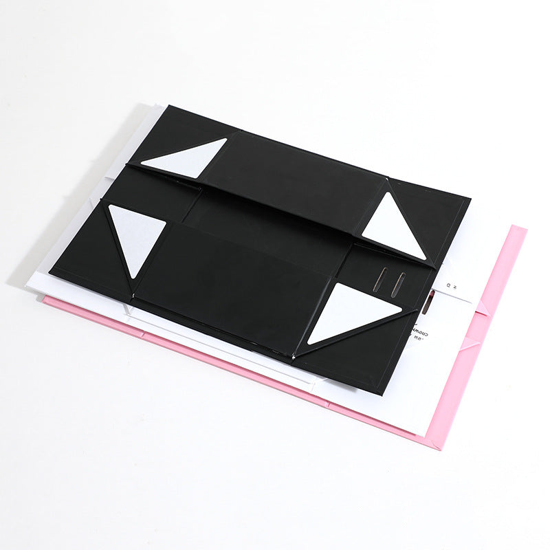 Gift Box Space-Saving Collapsible Magnetic Closure
