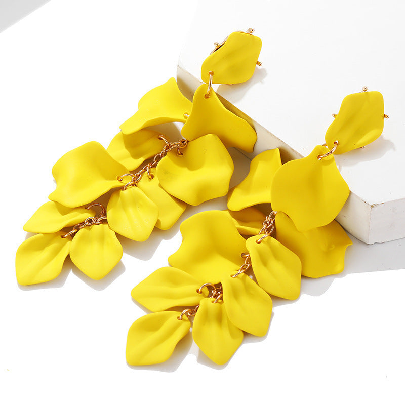 Earrings Bloom Petal Series S925
