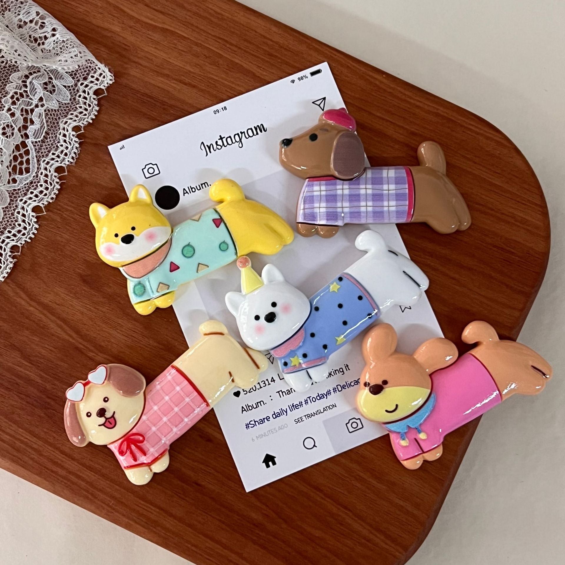 Fridge Magnet Cute Dog Home Decoration