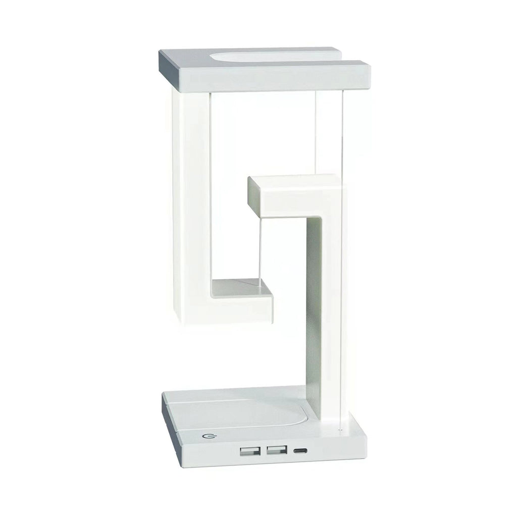 Led Decor Lamp Magnetic Levitation Lamp With Wireless Charging