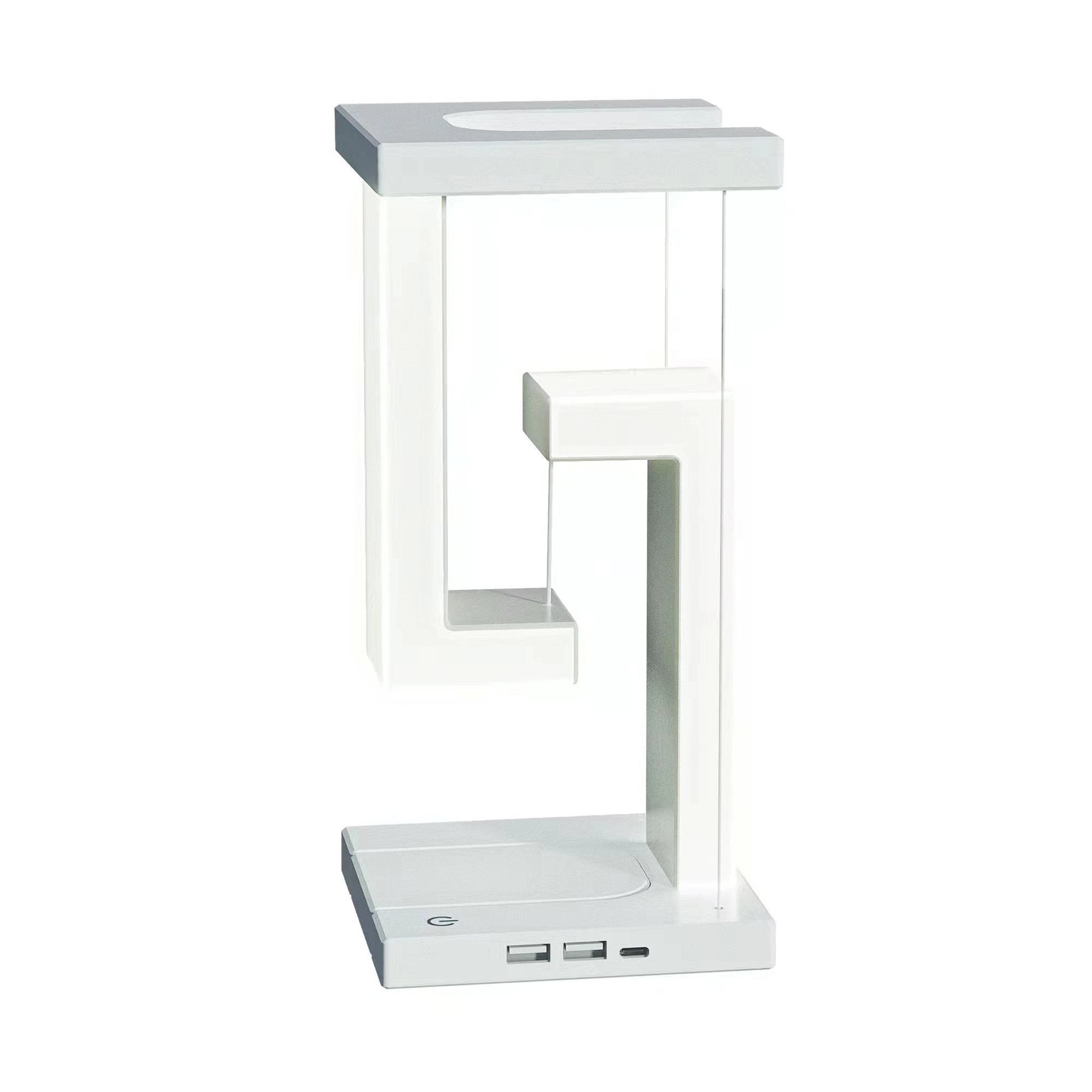 Led Decor Lamp Magnetic Levitation Lamp With Wireless Charging