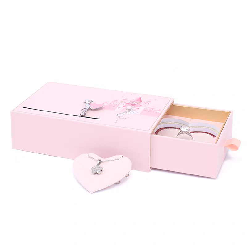 Love Reveal Jewelry Box – Moving Heart Surprise Gift for Necklace & Ring
