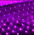 LED Fairy Net Lights 1.5 * 1.5m Pink Color